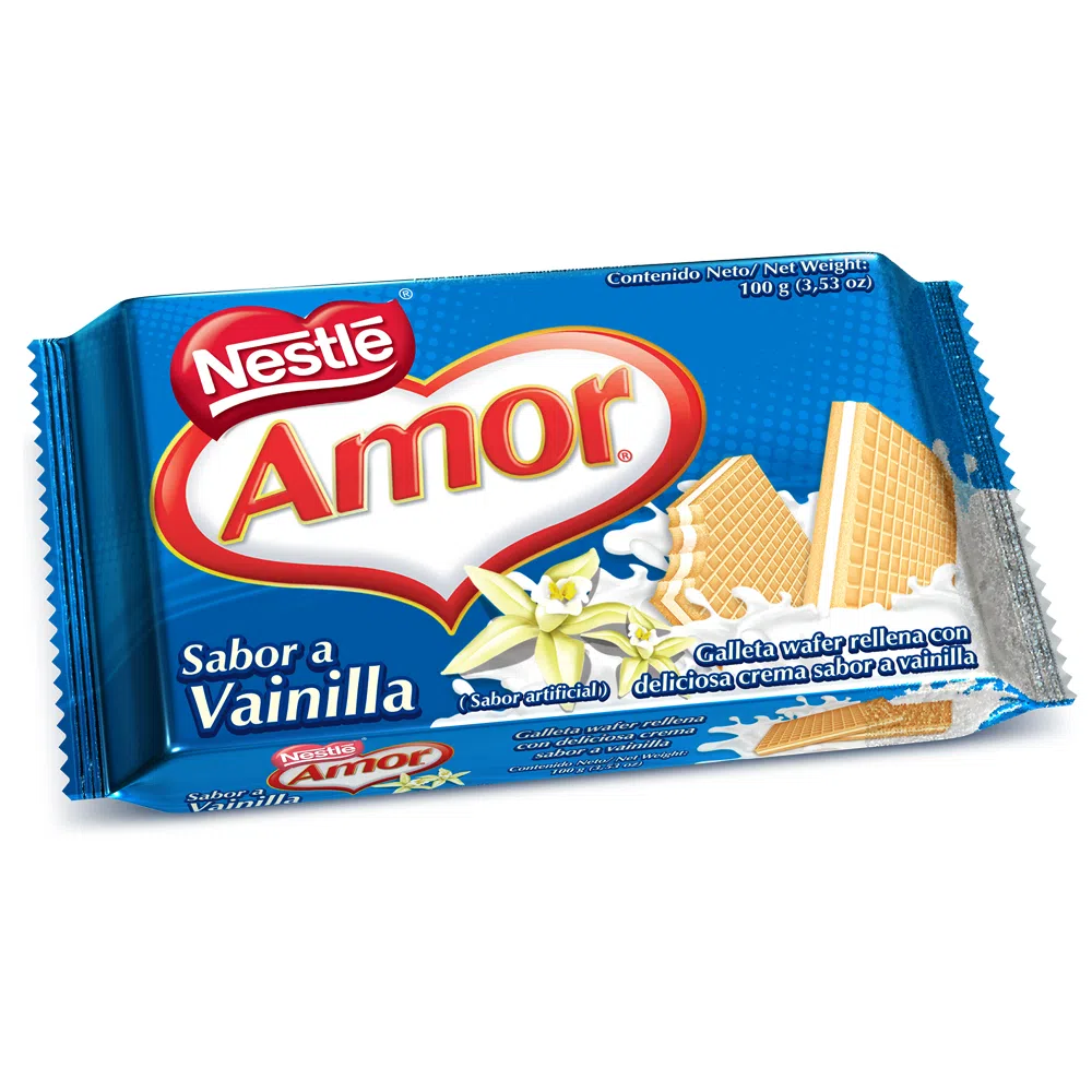 Amor Wafer Vainilla 100g